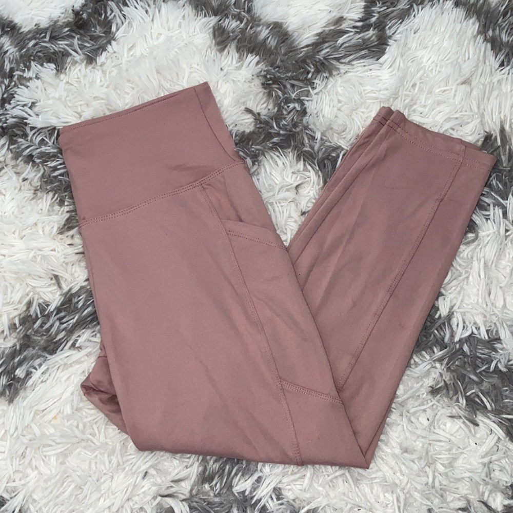 marika pink pocket leggings